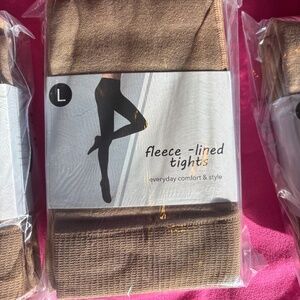 3 Pairs Woman’s Fleece Lined Tights